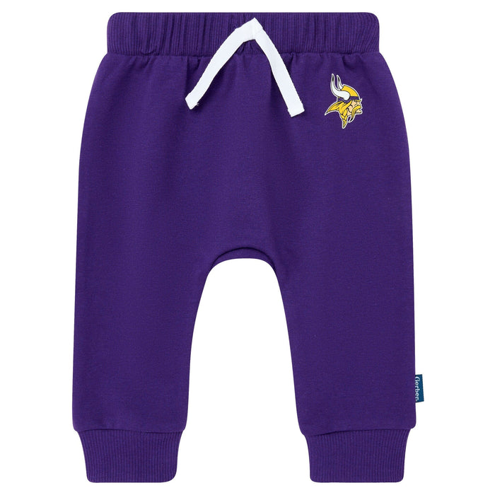 2-Piece Baby Neutral Minnesota Vikings Bodysuit and Jogger Set NFL NFL