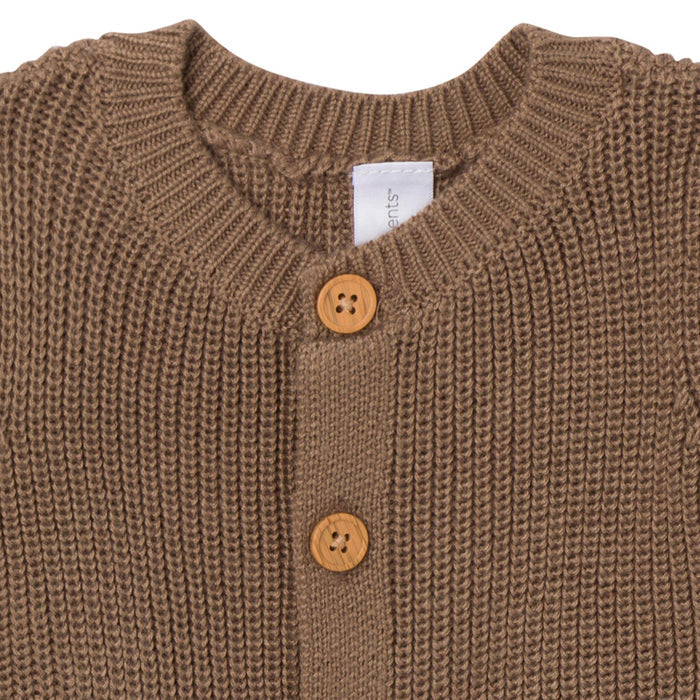 2-Piece Baby Neutral Brown Romper & Hat Set Outfits & Sets Modern Moments™ by Gerber®