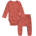 2-Piece Baby Neutral Red Moose Bodysuit and Pant Set Outfits & Sets Modern Moments™ by Gerber®