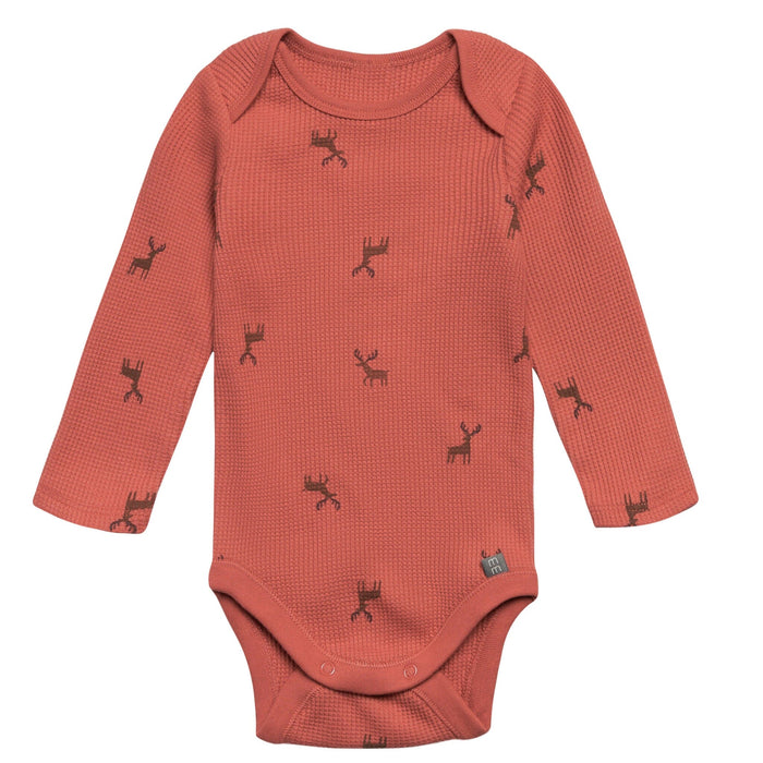 2-Piece Baby Neutral Red Moose Bodysuit and Pant Set Outfits & Sets Modern Moments™ by Gerber®