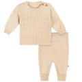 2-Piece Baby Neutral Tan Sweater Knit Set Outfits & Sets Gerber®