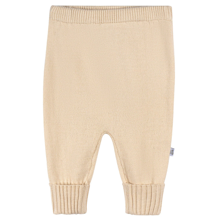 2-Piece Baby Neutral Tan Sweater Knit Set Outfits & Sets Gerber®