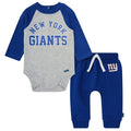 2-Piece Baby Neutral New York Giants Bodysuit and Jogger Set NFL NFL