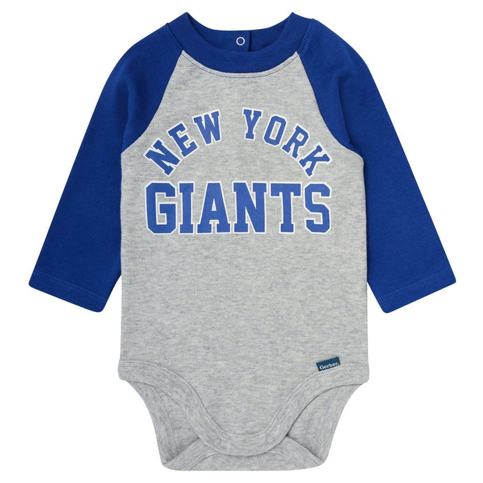 2-Piece Baby Neutral New York Giants Bodysuit and Jogger Set NFL NFL