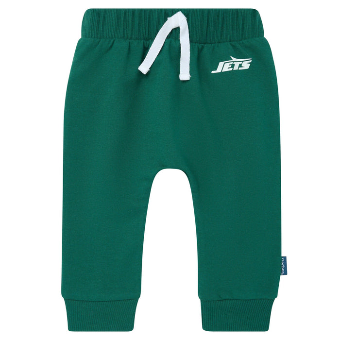 2-Piece Baby Neutral New York Jets Bodysuit and Jogger Set NFL NFL