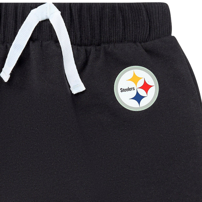 2-Piece Baby Neutral Pittsburgh Steelers Bodysuit and Jogger Set NFL NFL