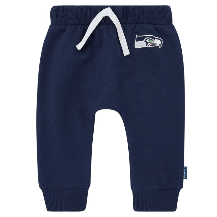2-Piece Baby Neutral Seattle Seahawks Bodysuit and Jogger Set NFL NFL
