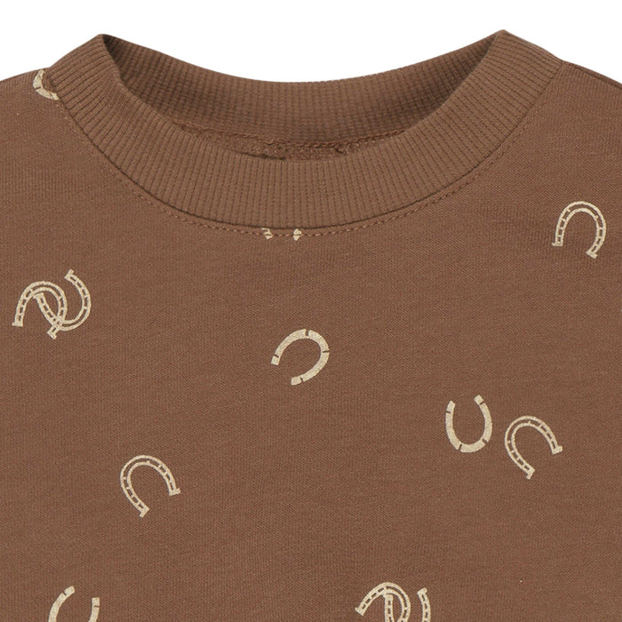 2-Piece Baby & Toddler Boys Brown Horseshoe Fleece Outfit Set outfits Gerber®
