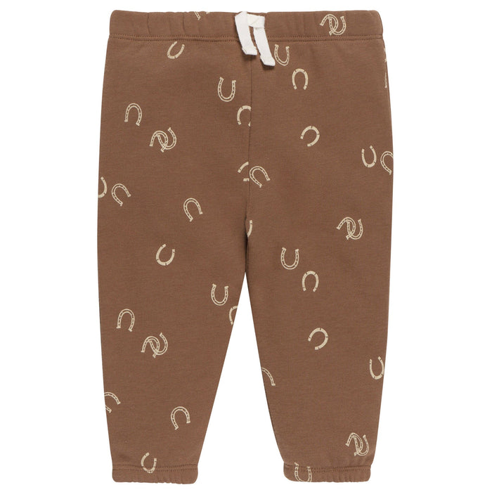 2-Piece Baby & Toddler Boys Brown Horseshoe Fleece Outfit Set outfits Gerber®