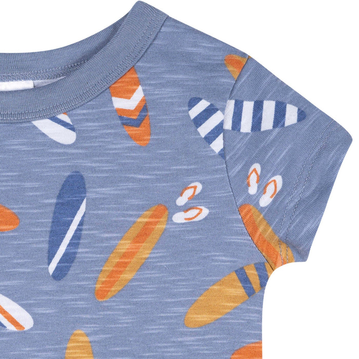 2-Piece Baby & Toddler Boys Blue Surfboard T-Shirt and Shorts Set Outfits & Sets Gerber®
