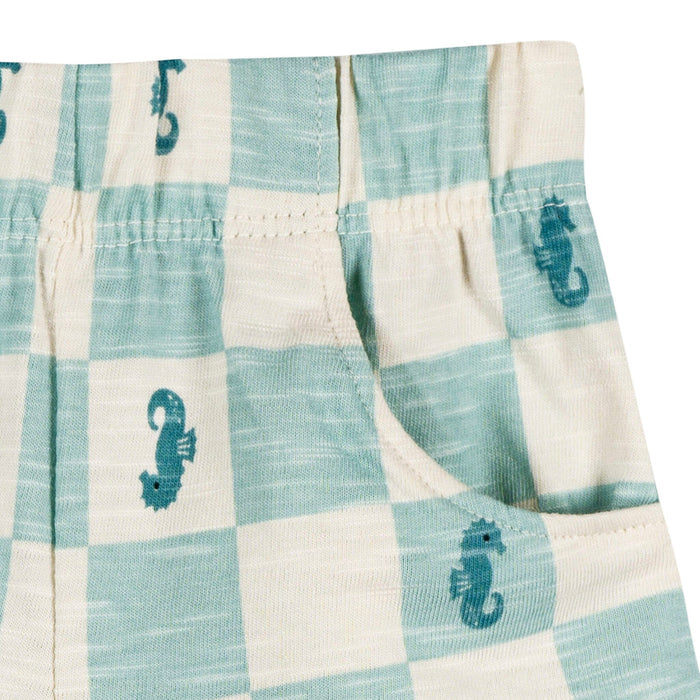2-Piece Baby & Toddler Boys Green Seahorse T-Shirt and Shorts Set Outfits & Sets Gerber®