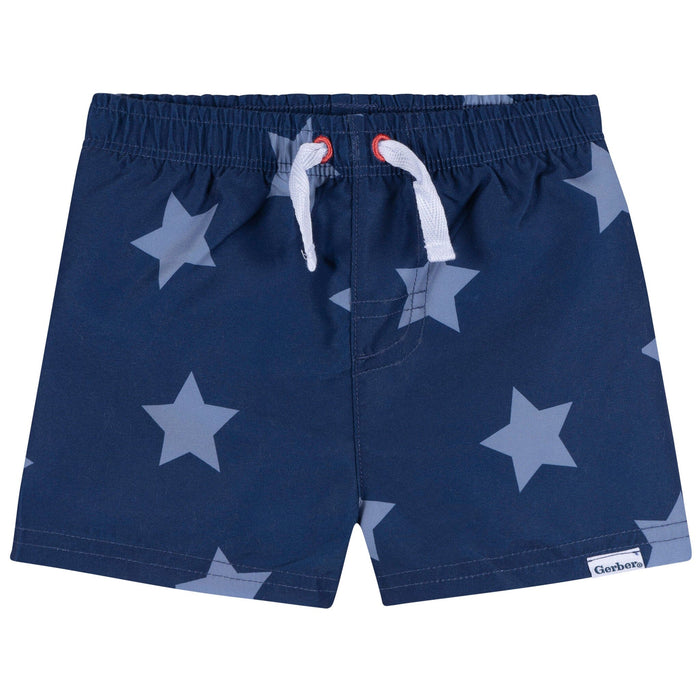 2-Piece Baby & Toddler Boys Patriotic Stars Rashguard & Trunks Set Swimwear Gerber®
