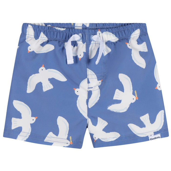 2-Piece Baby & Toddler Boys Blue Birds Rashguard & Trunks Set Swimwear Gerber®