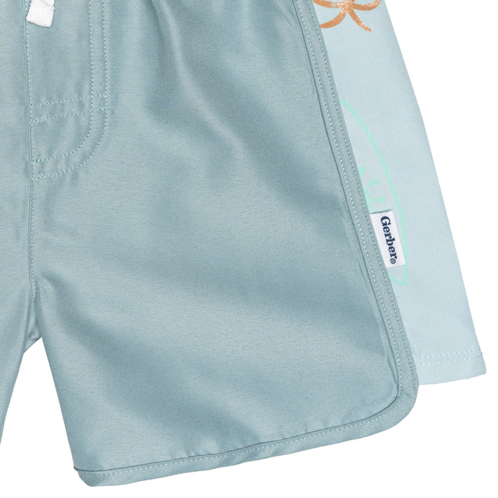 2-Piece Baby & Toddler Boys Surf Rashguard Set