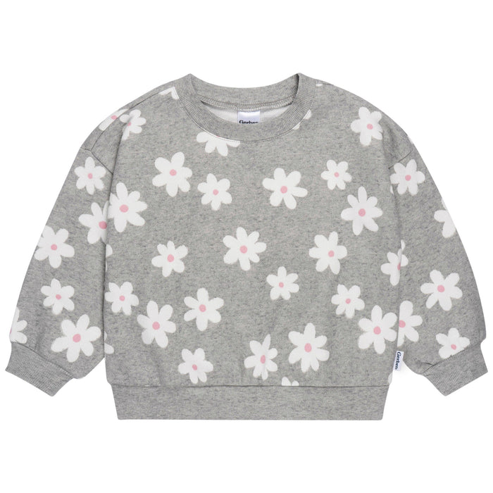 2-Piece Baby & Toddler Girls Big Daisies Fleece Outfit Set Outfits & Sets Gerber®