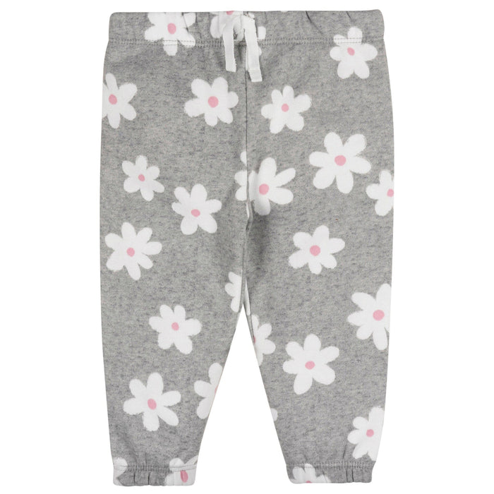 2-Piece Baby & Toddler Girls Big Daisies Fleece Outfit Set Outfits & Sets Gerber®