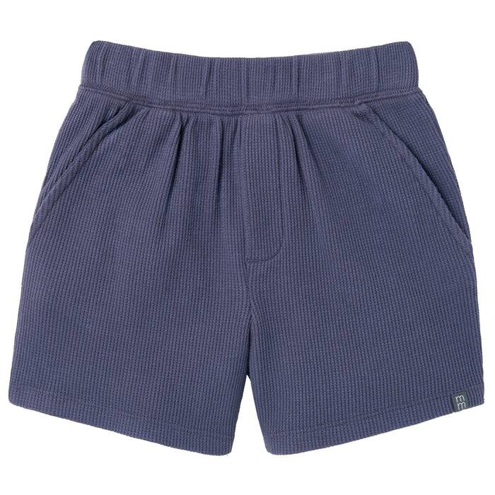 2-Piece Boys Odyssey Gray Johnny Collar Shirt and Shorts outfits Modern Moments™ by Gerber®