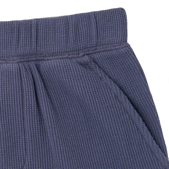 2-Piece Boys Odyssey Gray Johnny Collar Shirt and Shorts outfits Modern Moments™ by Gerber®