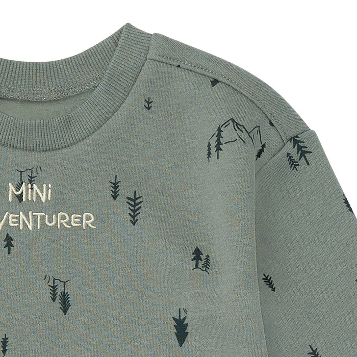 2-Piece Baby Boys Mountain Green Sweatshirt and Jogger Set Outfits & Sets Modern Moments™ by Gerber®