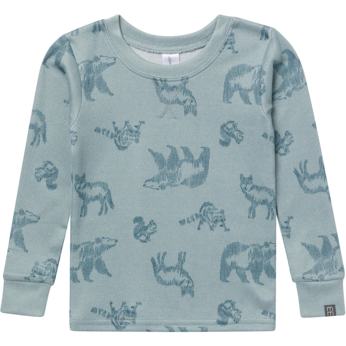 2-Piece Baby Boys Light Blue Snug Fitting Footless Pajama Set Sleepwear Gerber®