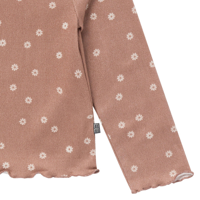 2-Piece Infant & Kids Girls Brown Ruffle Collar Top and Flare Pant Set Outfits & Sets Gerber®