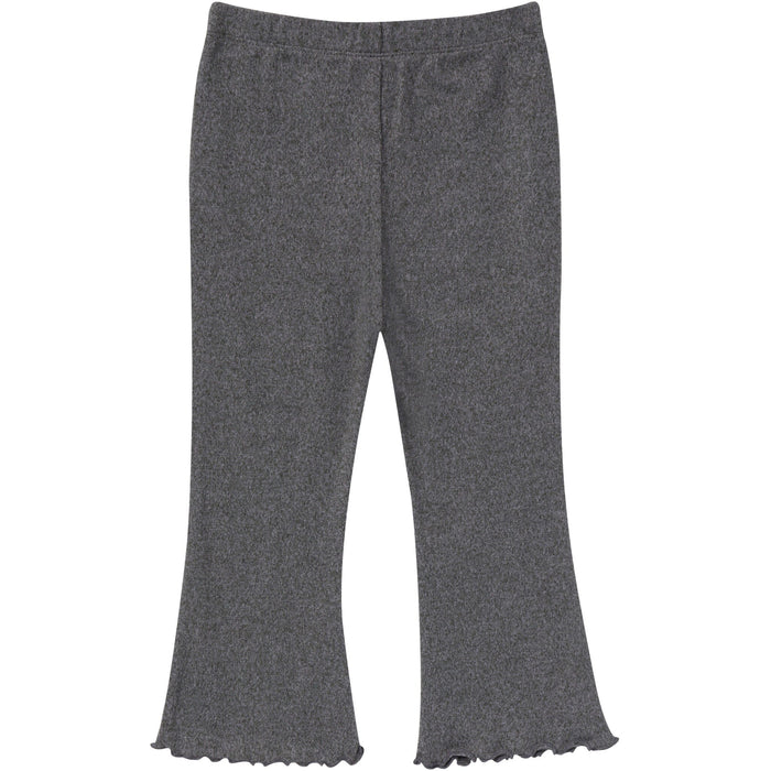 2-Piece Infant & Kids Girls Dark Gray Ruffle Collar Top and Flare Pant Set Outfits & Sets Gerber®