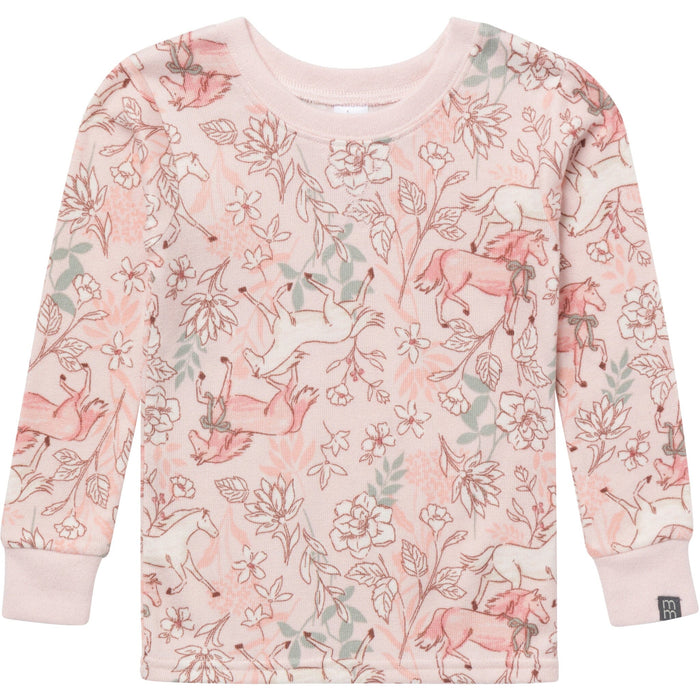 2-Piece Baby Girls Pink Snug Fitting Footless Pajama Set Sleepwear Modern Moments™ by Gerber®