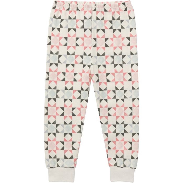 2-Piece Baby Girls Off-White Snug Fitting Footless Pajama Set Sleepwear Gerber®