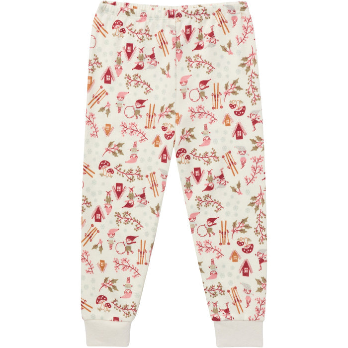 2-Piece Baby Girls Winter Joy Snug Fitting Footless Pajama Set Sleepwear Gerber®