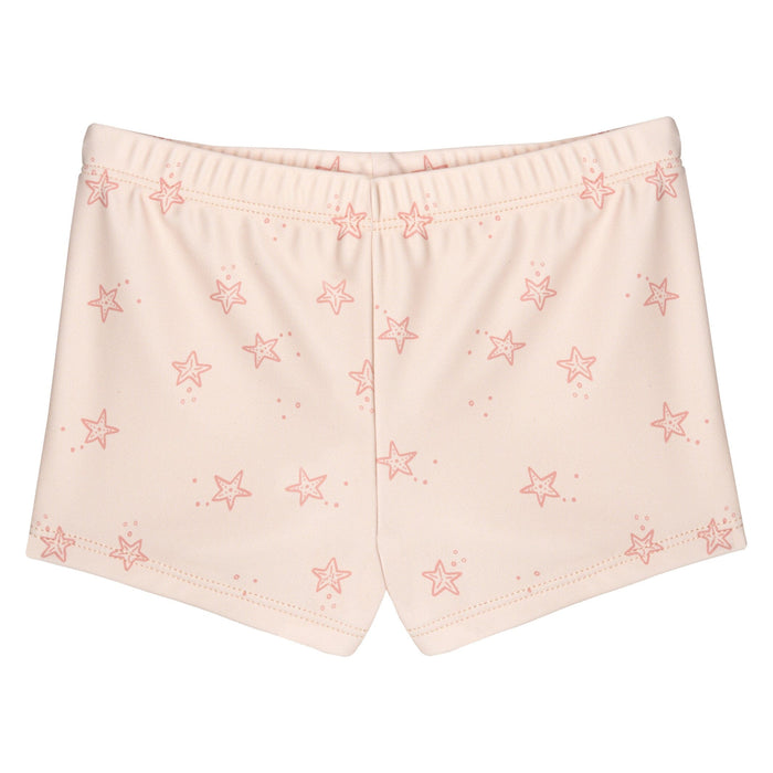 2-Piece Infant and Toddler Girls Starfish Rashguard Set