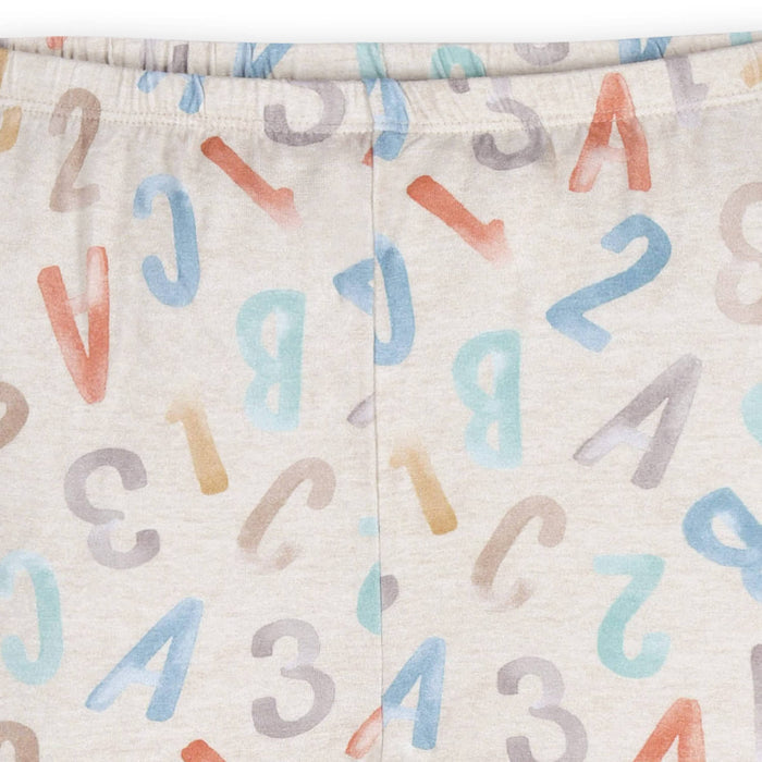 2-Piece Infant & Toddler ABC Buttery-Soft Viscose Made from Eucalyptus Snug Fit Pajamas