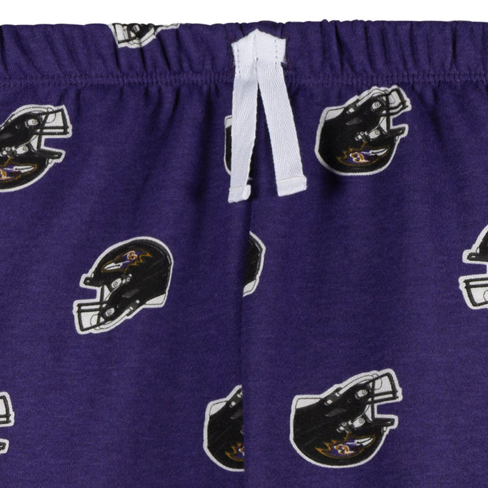 2-Piece Infant & Toddler Neutral Baltimore Ravens Sweatshirt and Pant Set Outfits & Sets NFL