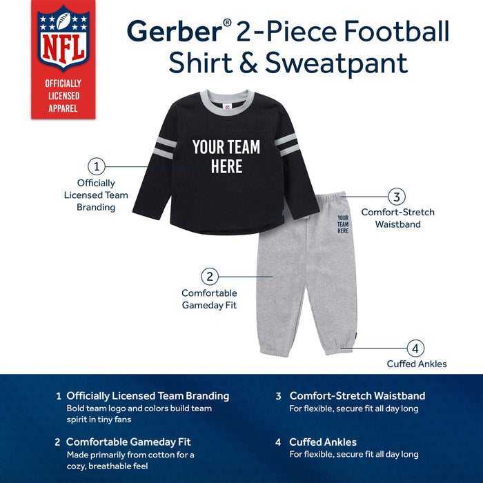 2-Piece Infant & Toddler Boys Baltimore Ravens Shirt and Sweatpant Set NFL NFL