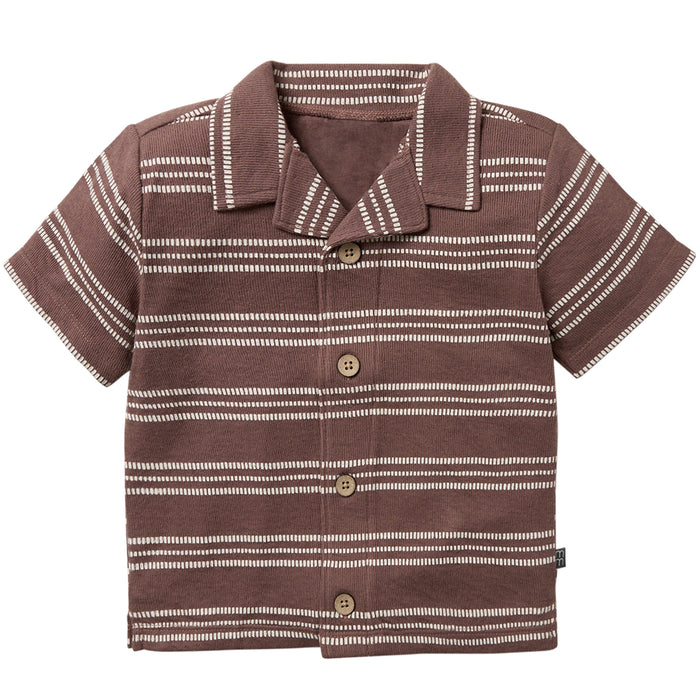 2-Pack Infant & Toddler Boys Brown Collar Top & Harem Pants Bundle outfits Gerber Childrenswear
