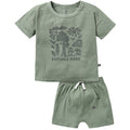 2-Piece Infant & Toddler Boys Explore More T-Shirt & Green Harem Shorts Bundle outfits-doorbusters modern moments™ by Gerber®