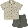 2-Piece Infant & Toddler Boys Green Resort Shirt and Shorts Set outfits Modern Moments™ by Gerber®