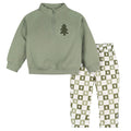 2-Piece Infant & Toddler Boys Oil Green Fleece Top and Pants Outfits & Sets Gerber®