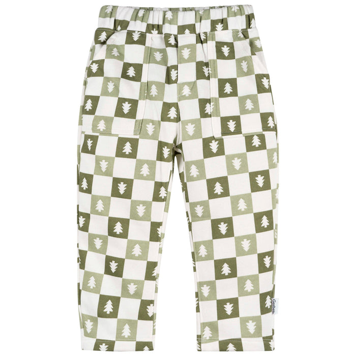 2-Piece Infant & Toddler Boys Oil Green Fleece Top and Pants Outfits & Sets Gerber®