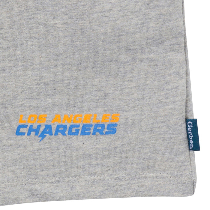 2-Piece Infant & Toddler Boys Los Angeles Chargers T-Shirt and Shorts Set NFL NFL