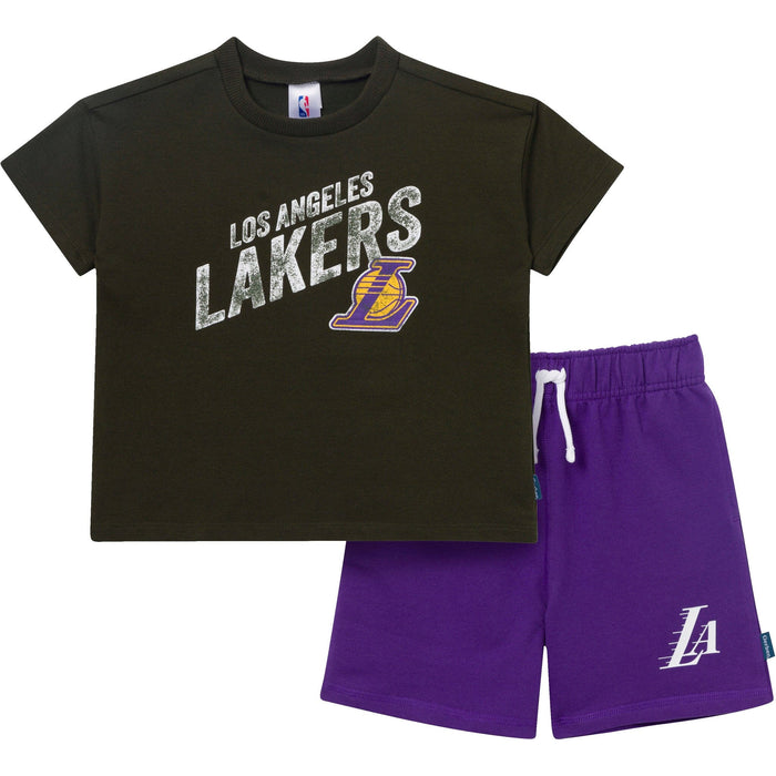 2-Piece Infant & Toddler Boys Los Angeles Lakers T-Shirt & Shorts Set Outfits & Sets Gerber®