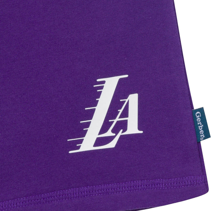 2-Piece Infant & Toddler Boys Los Angeles Lakers T-Shirt & Shorts Set Outfits & Sets Gerber®