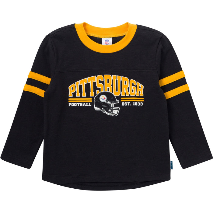 2-Piece Infant & Toddler Boys Pittsburgh Steelers Shirt and Sweatpant Set Outfits & Sets NFL