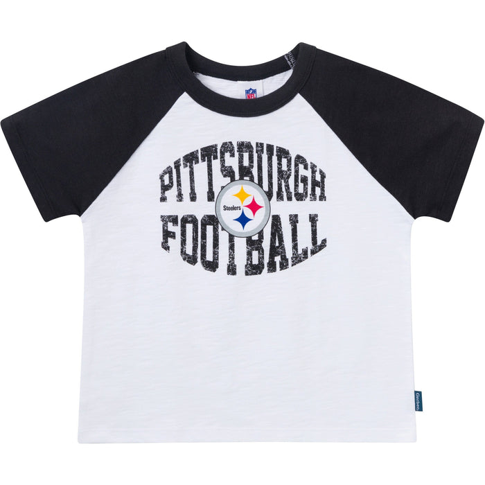 2-Piece Infant & Toddler Boys Pittsburgh Steelers T-Shirt and Shorts Set Outfits & Sets NFL