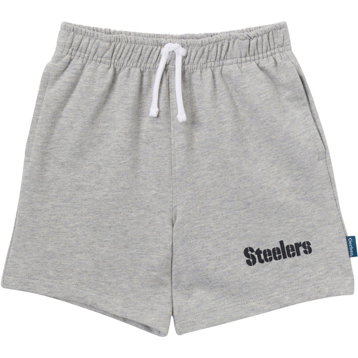 2-Piece Infant & Toddler Boys Pittsburgh Steelers T-Shirt and Shorts Set Outfits & Sets NFL