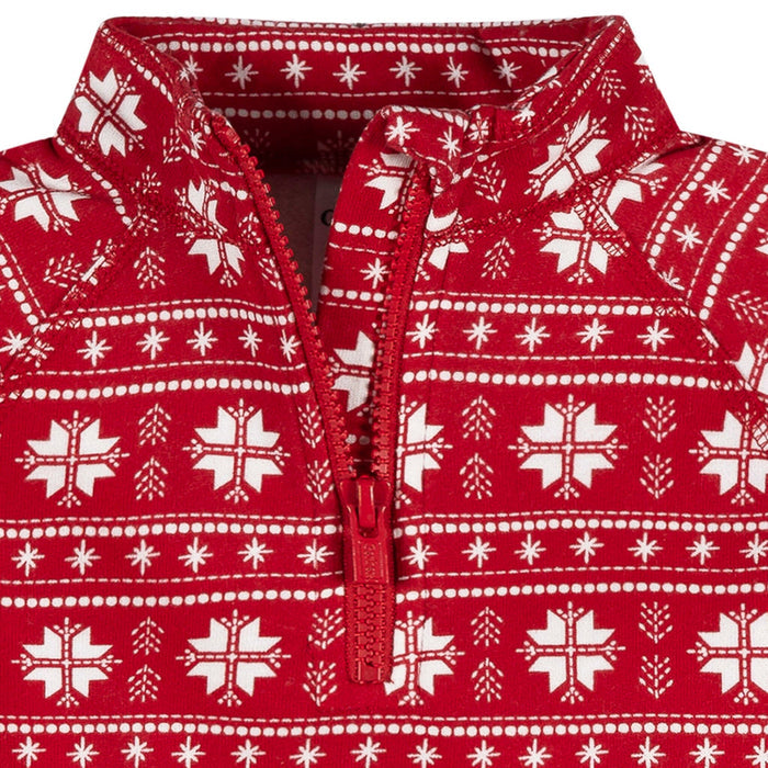 2-Piece Infant & Toddler Boys Red Christmas Fleece Top and Pants Outfits & Sets Gerber®