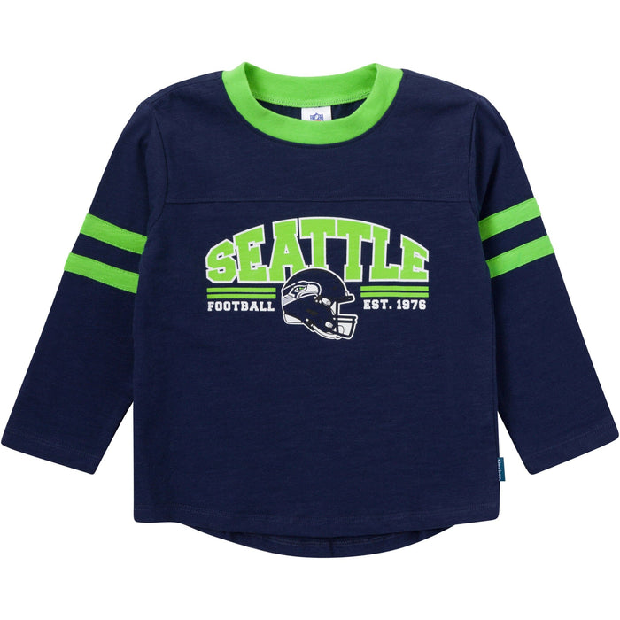 2-Piece Infant & Toddler Boys Seattle Seahawks Shirt and Sweatpant Set Outfits & Sets NFL