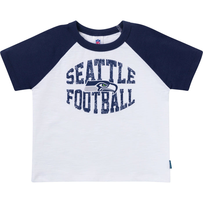 2-Piece Infant & Toddler Boys Seattle Seahawks T-Shirt and Shorts Set Outfits & Sets NFL