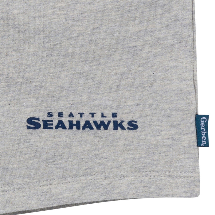 2-Piece Infant & Toddler Boys Seattle Seahawks T-Shirt and Shorts Set Outfits & Sets NFL