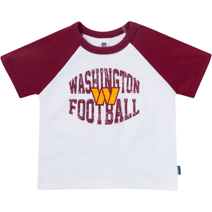 2-Piece Infant & Toddler Boys Commanders T-Shirt and Shorts Set NFL NFL