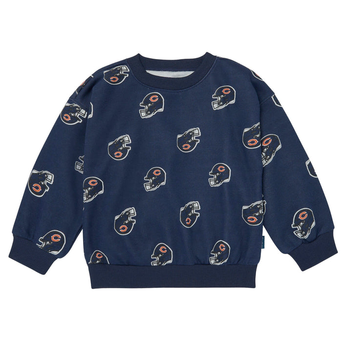2-Piece Infant & Toddler Neutral Chicago Bears Sweatshirt and Pant Set Outfits & Sets NFL